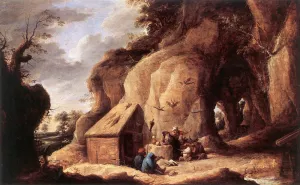The Temptation of St Anthony by David Teniers The Younger Oil Painting