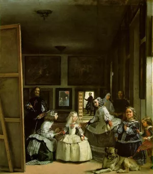 Las Meninas Maids of Honor by Diego Velazquez Oil Painting