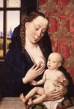 Mary and Child by Dieric The Elder Bouts Oil Painting