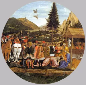Adoration of the Magi Oil painting by Domenico Veneziano