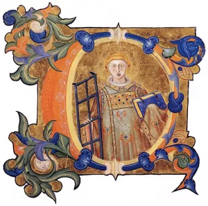 Gradual from Santa Maria degli Angeli Folio 134 by Don Silvestro Dei Gherarducci Oil Painting