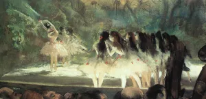 Ballet at the Paris Opera by Edgar Degas Oil Painting