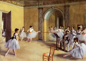 Dance Class at the Opera by Edgar Degas Oil Painting