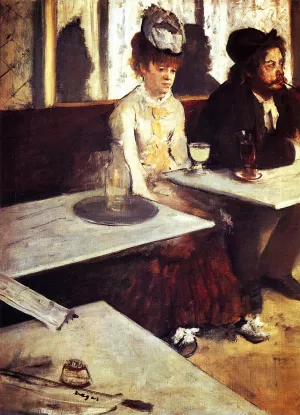 The Absinthe Drinker by Edgar Degas Oil Painting