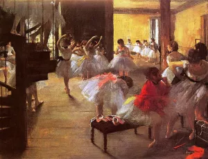 The Dance Class by Edgar Degas Oil Painting
