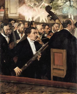 The Orchestra of the Opera by Edgar Degas Oil Painting