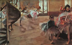 The Rehearsal by Edgar Degas Oil Painting