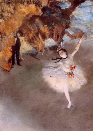 The Star also known as Dancer on Stage by Edgar Degas Oil Painting
