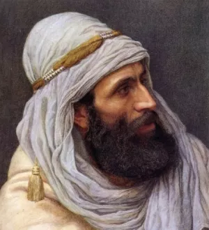 Portrait of an Arab by Edith Martineau Oil Painting