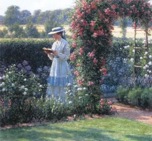 Sweet Solitude by Edmund Blair Leighton Oil Painting
