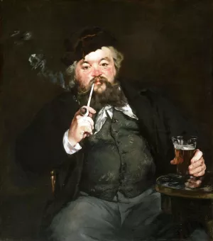 A Good Glass of Beer by Edouard Manet Oil Painting