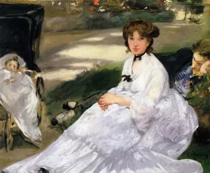In the Garden by Edouard Manet Oil Painting