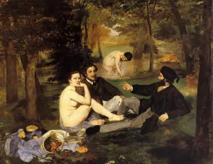 Luncheon on the Grass by Edouard Manet Oil Painting