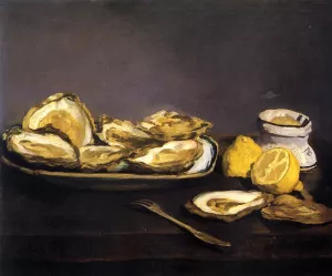 Oysters by Edouard Manet Oil Painting