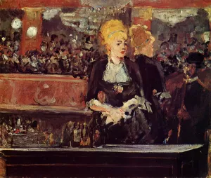 Study for 'A Bar at the Folies-Bergere' by Edouard Manet Oil Painting