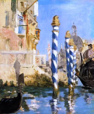 The Grand Canal, Venice by Edouard Manet Oil Painting