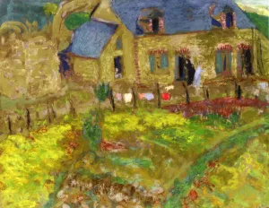 Breton House Oil painting by Edouard Vuillard