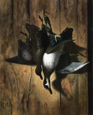 Hanging Water Fowl by Edward Edmondson Oil Painting