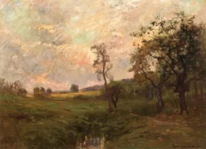 Pink Sky by Edward Gay Oil Painting