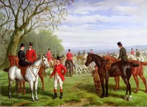 The Meet by Edward Herberte Oil Painting