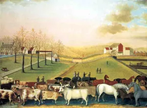 The Cornell Farm Oil painting by Edward Hicks