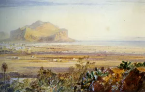 Palermo Sicily by Edward Lear Oil Painting
