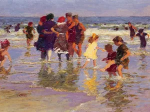 A July Day by Edward Potthast Oil Painting
