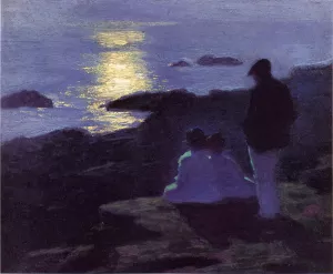 A Summer's Night by Edward Potthast Oil Painting