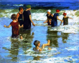 Summer Pleasures II by Edward Potthast Oil Painting