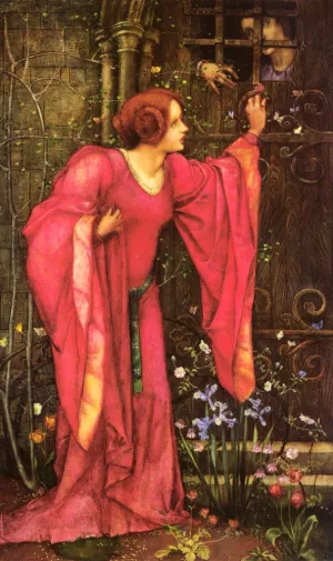 Stone Walls Do Not A Prison Make, Nor Iron Bars A Cage by Edward Reginald Frampton Oil Painting