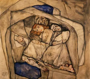 Conversion by Egon Schiele Oil Painting