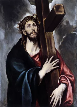 Christ Carrying the Cross by El Greco Oil Painting