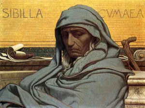 Sibilia Cumaea by Elihu Vedder Oil Painting