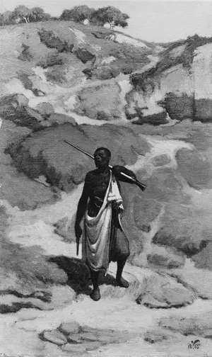 The African Sentinel by Elihu Vedder Oil Painting