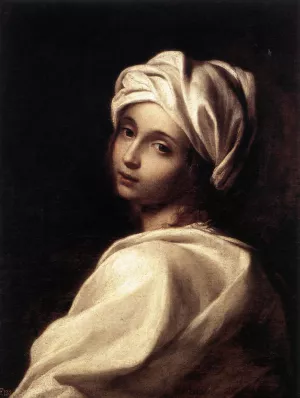 Portrait of Beatrice Cenci by Elisabetta Sirani Oil Painting