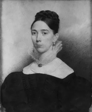 Mrs. Alice Goudry of Wilmington, Massachusetts by Eliza Goodridge Oil Painting