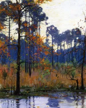 Winter in Southern Louisiana by Ellsworth Woodward Oil Painting