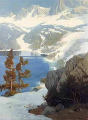 Lake George, Sierra Nevada by Elmer Wachtel Oil Painting