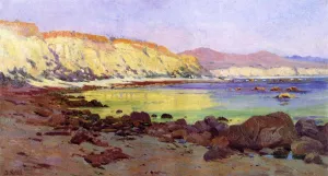 San Juan Bluffs, Dana Point by Elmer Wachtel Oil Painting