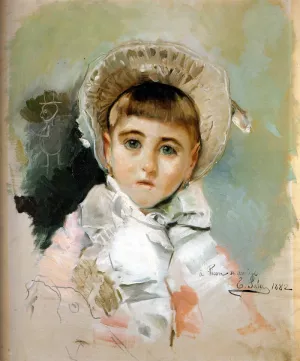 Nina by Emilio Sala y Frances Oil Painting
