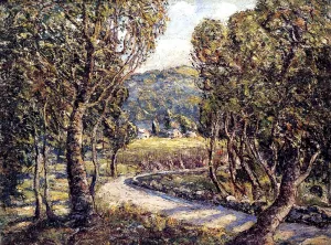 A Turn Of The Road Tennessee by Ernest Lawson Oil Painting