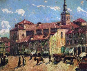 Sunny Day - Segovia by Ernest Lawson Oil Painting