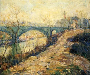 Washington Bridge by Ernest Lawson Oil Painting
