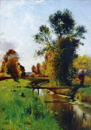 Summer Reflections by Ernest Parton Oil Painting