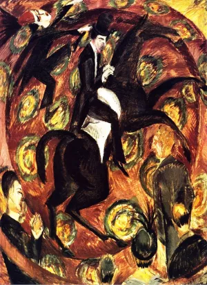 Circus Rider by Ernst Ludwig Kirchner Oil Painting