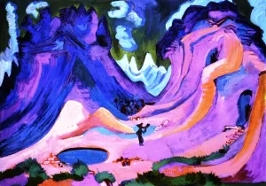 Die Amselfuh by Ernst Ludwig Kirchner Oil Painting