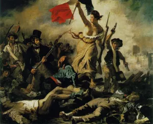Liberty Leading the People by Eugene Delacroix Oil Painting