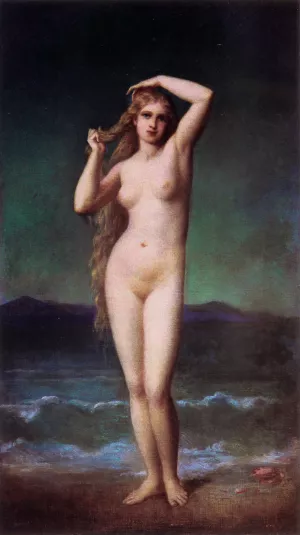The Bather by Eugene-Emmanuel Amaury-Duval Oil Painting