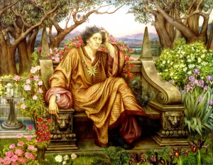 A Soul in Hell by Evelyn De Morgan Oil Painting