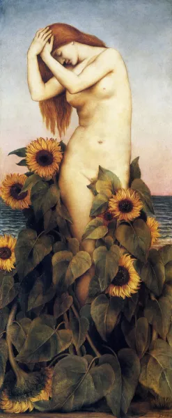 Clytie by Evelyn De Morgan Oil Painting